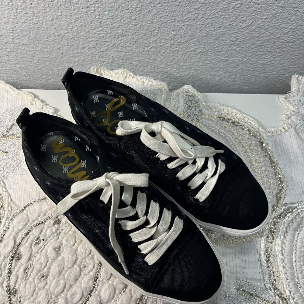 Sam Edelman Edelyn Platform Lace Up Sneakers - Picture 2 of 13